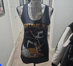 Black Nightmare In Oz Racerback Tank Top